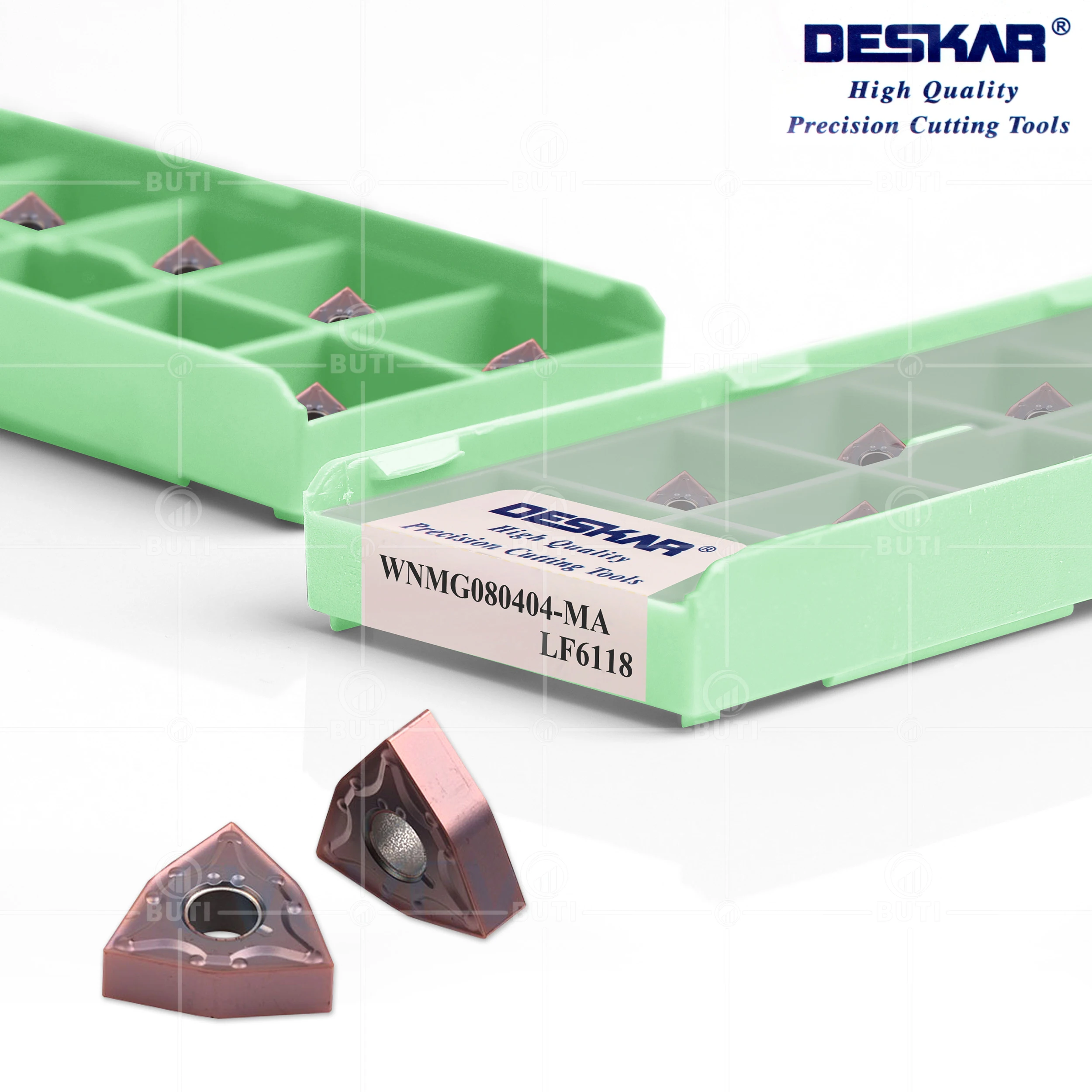 Imagem -02 - Deskar 100 Original Wnmg080404 080408 mq ms ma ha Jms Lf6118 Ferramentas de Torneamento Cnc Carbide Insere Torno Cortador para Aço Inoxidável