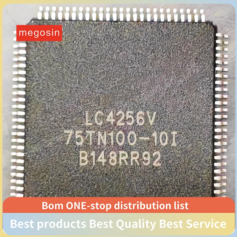 1PCS/LOT LC4256V-75TN100-10I LC4256V-75TN100 LC4256V QFP100 Programmable logic chip IC in stock