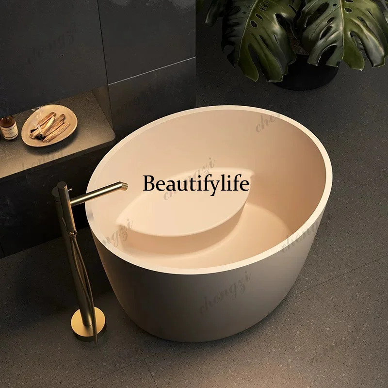 Bathtub Round Double Couple Independent Family Hotel Homestay Large Bath