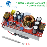 TZT 1500W 30A  / 1800W 40A DC-DC Boost Converter Step Up Power Supply Module 10-60V to 12-97V adjustable voltage charger