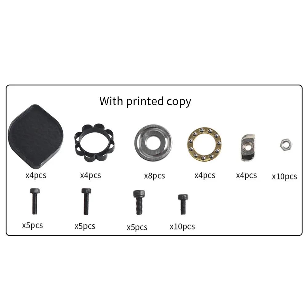 For HULA Anti-Vibration Feet for Creality For P1P P1S X1 A1 3D Printers Maintains High Printing Accuracy Over Time