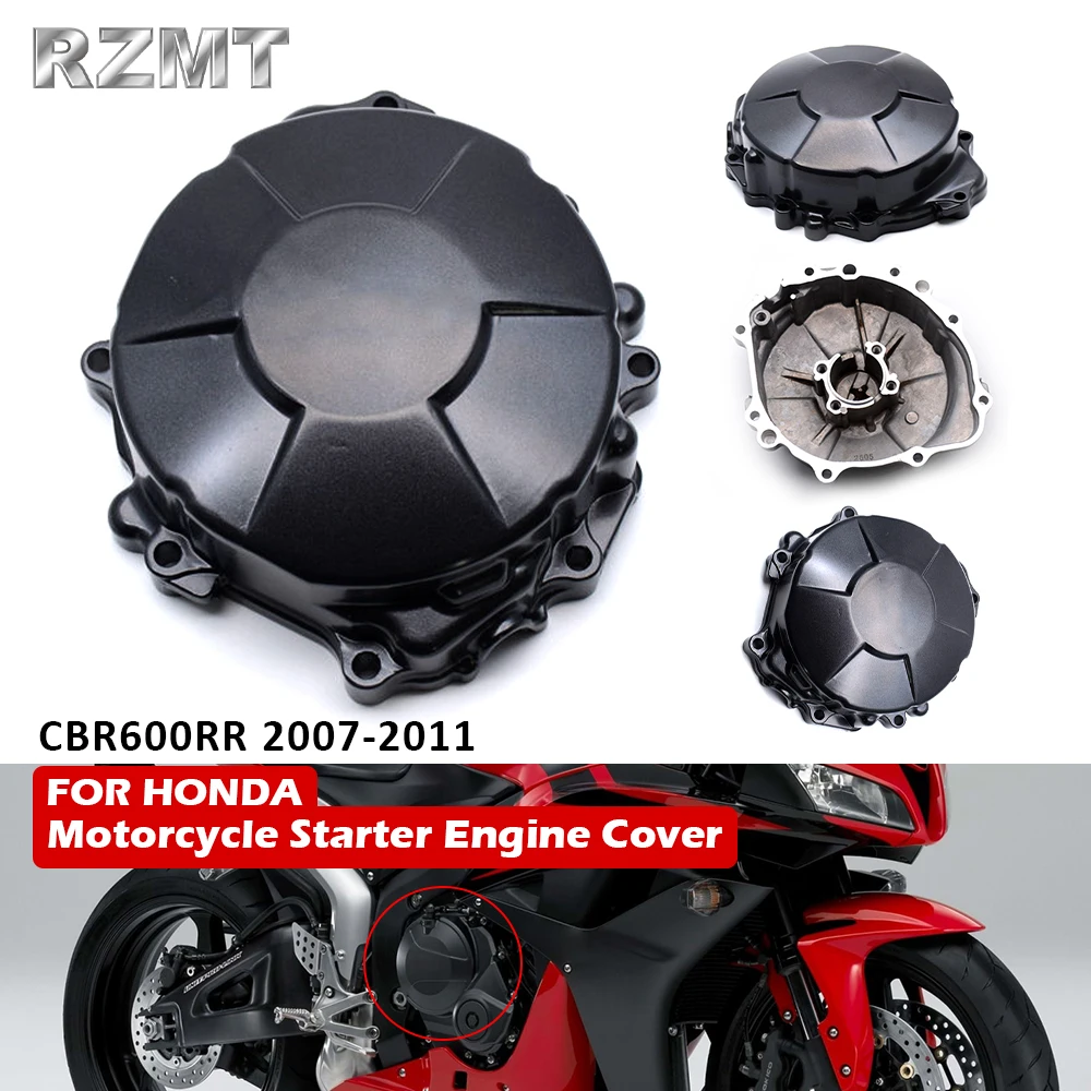 For HONDA CBR 600RR 2007-2011 Motorcycle Left Stator Starter Engine Crankcase Cover XF-2605