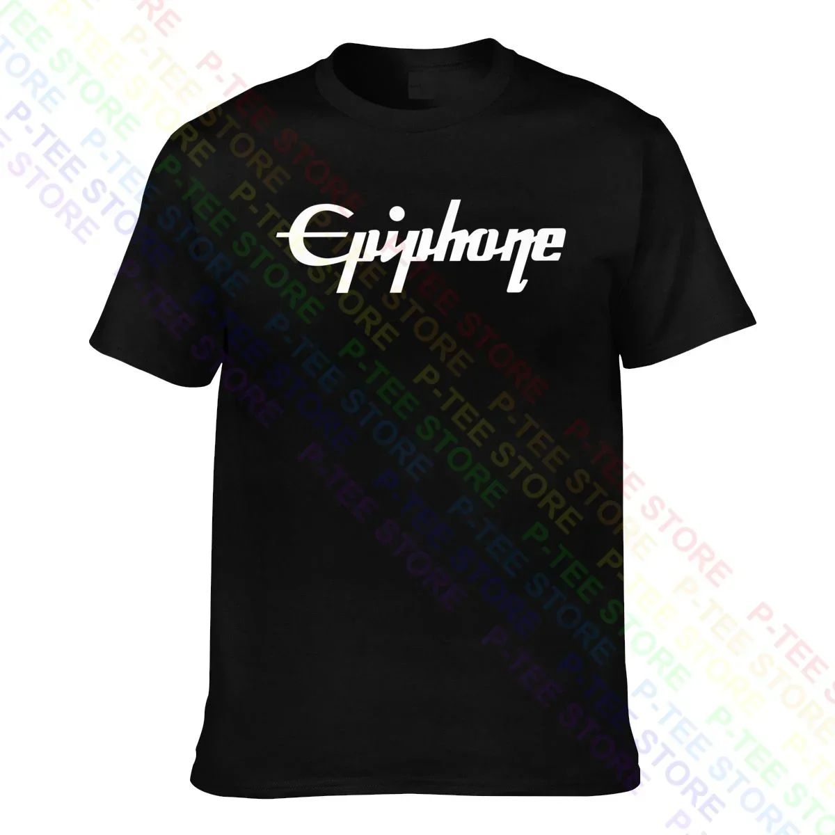 Camiseta Epiphone, nuevo diseño, Natural, cómoda