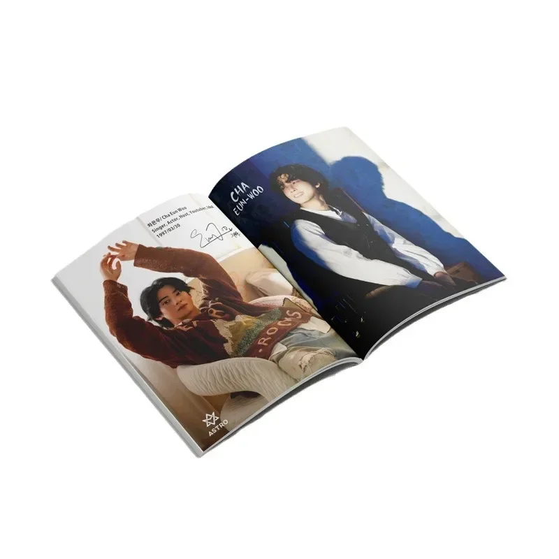 Idol Boy Grupo Álbum Retrato, HD Photo Gallery Sticker Poster, Marcador Cartão de Coleção, EUNWOO Chaeunwoo Fan Gift, Novo, Astro