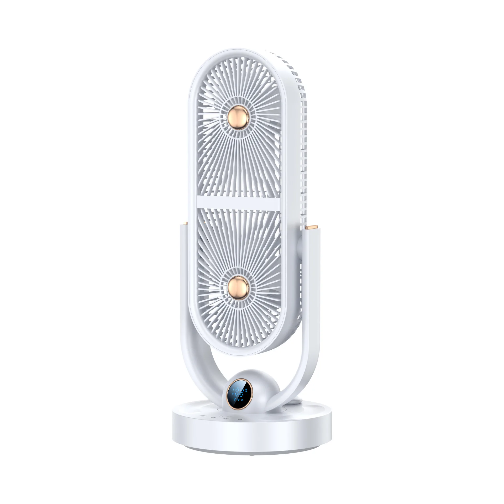 fan USB charging portable, silent mini, small household double head 캠핑에어콘 gaiatop ポータブル ファンHome Appliances mini air conditioner