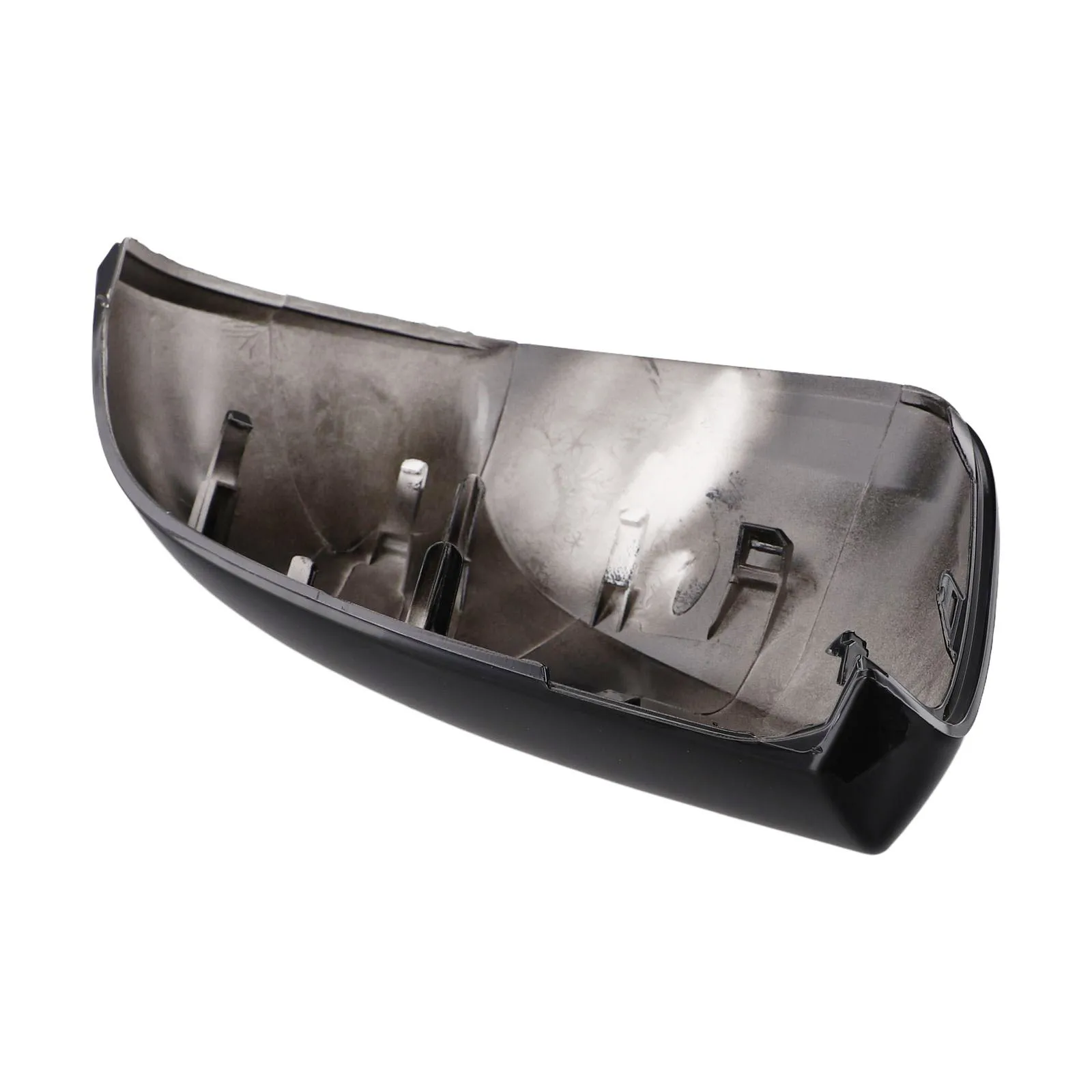 

Black Mirror Cover Cap High Universality Fitment Left-Hand Drive Compatible Seamless Fit Vehicle Aesthetics Customizable Finish