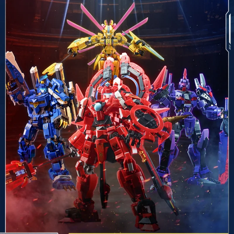 

Новая модель Keeppley Galaxy Fengshenji Mecha, аниме, игрушка для мальчика, подарок, экшн-фигурки, украшения, детские развивающие строительные блоки