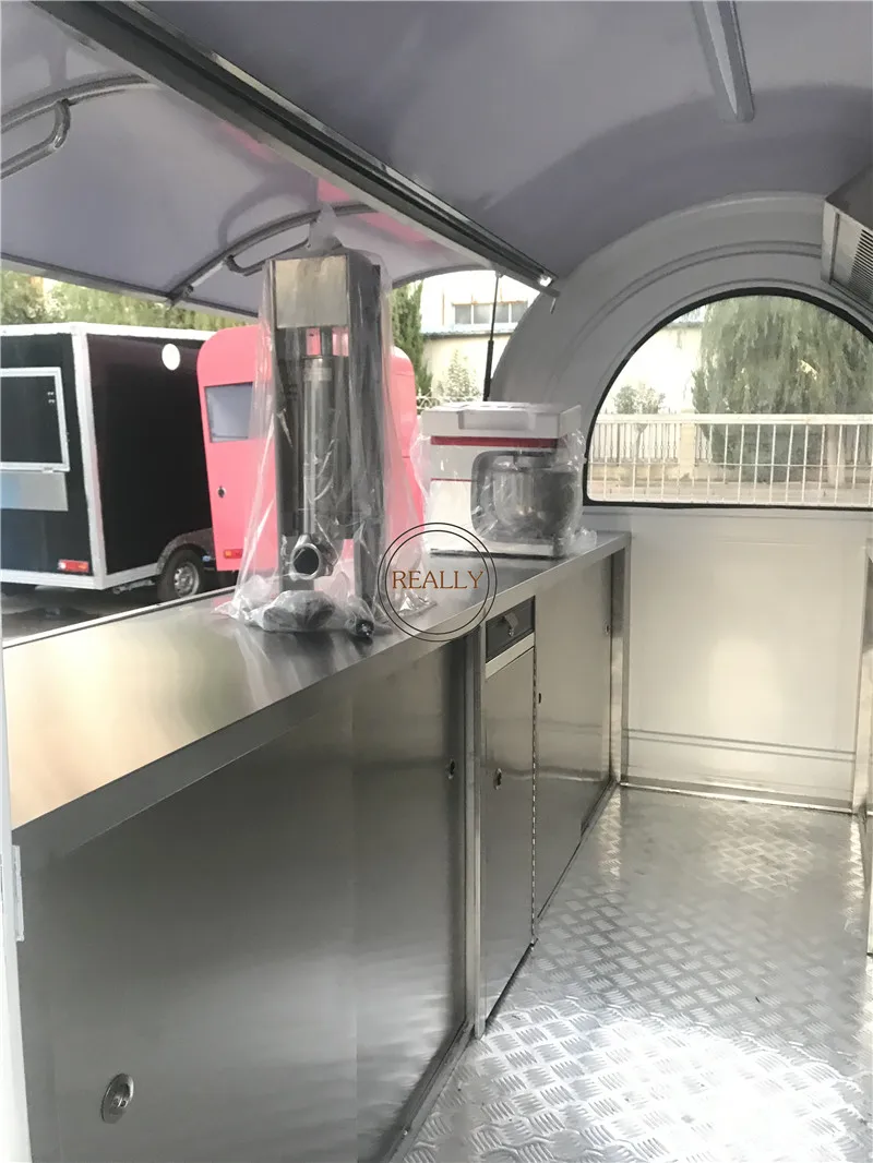 이동식 전기 아이스크림 판매 트럭 푸드 카트 빠른 간식 야외 주방 케이터링 판매 차량 (운전 가능)