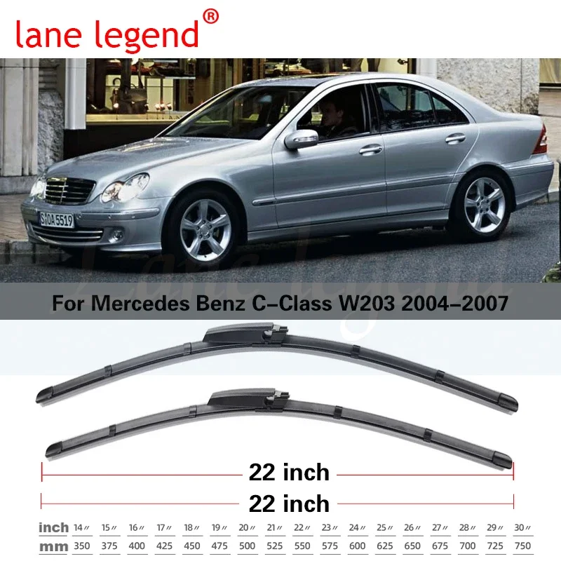 Car Wiper Blade Front Windscreen Windshield Wiper Blade Auto Accessories For Mercedes Benz C-Class W203 22\