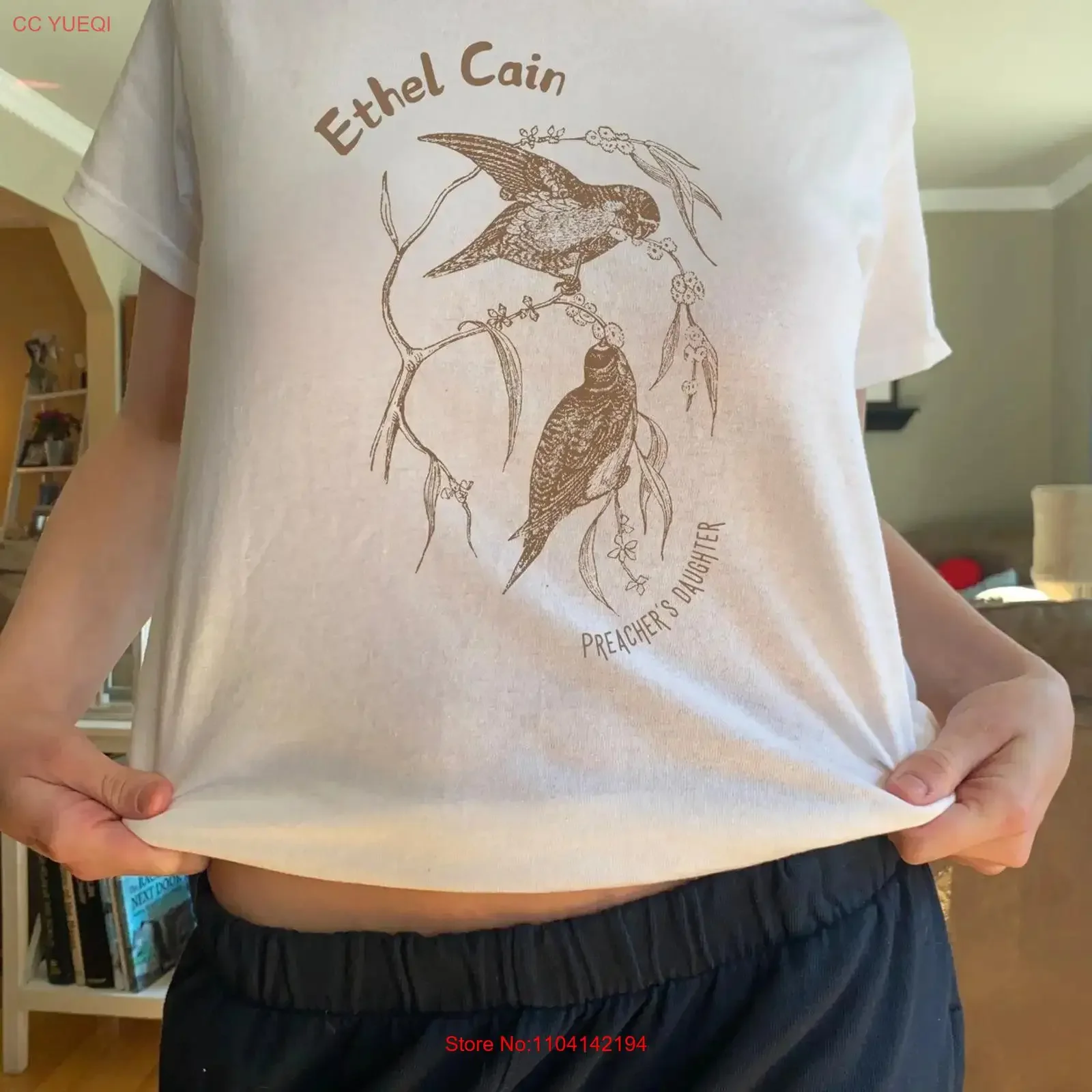 Ethel Cain T Shirt Preacher's Daughter Band Retro vintage Washed designer clothes Casual graphic Soft Stylish fashion Versatile