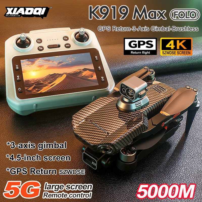 K919 MAX GPS Drone – דרונן מקצועי 4K עם גימבל 3 צירים, עקיפת חסמים ו-5G WiFi – סקירה מפורטת וניסיון אמיתי