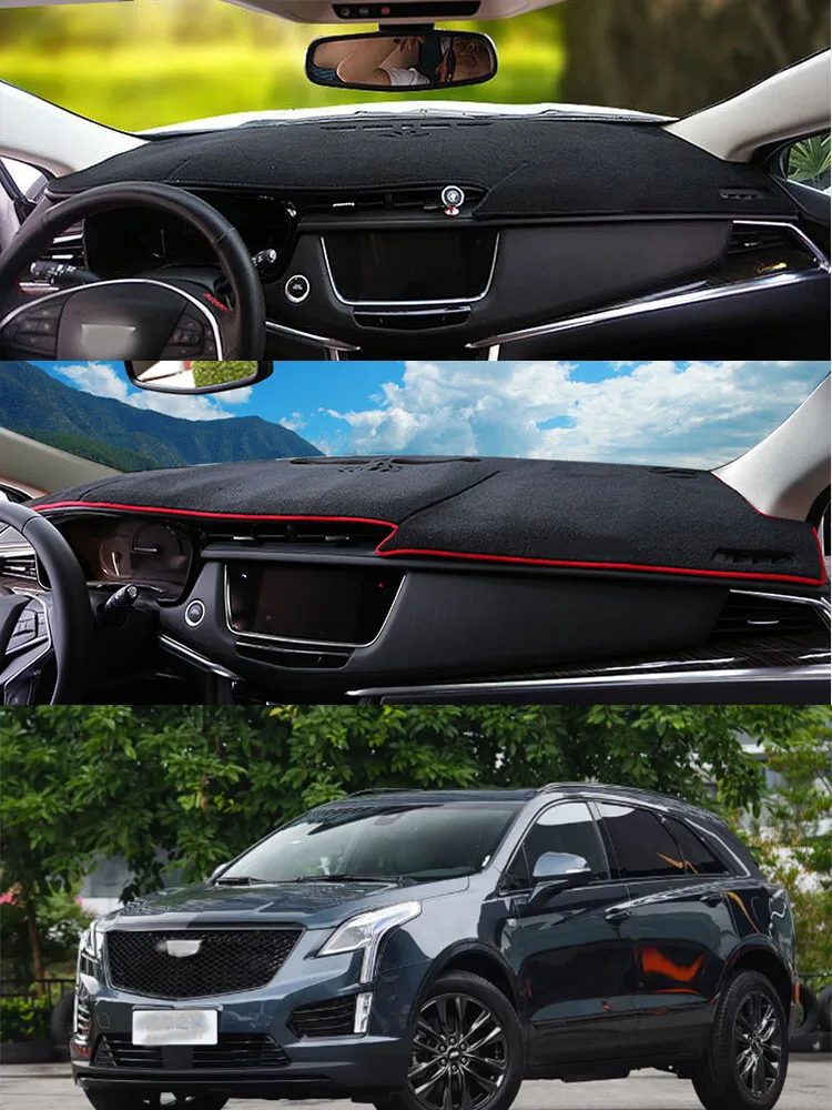 For Cadillac XT5 XT6 2016-2024  Dashmat Anti-Slip Dash Mat Dashboard Cover Instrument Panel Protective Pad