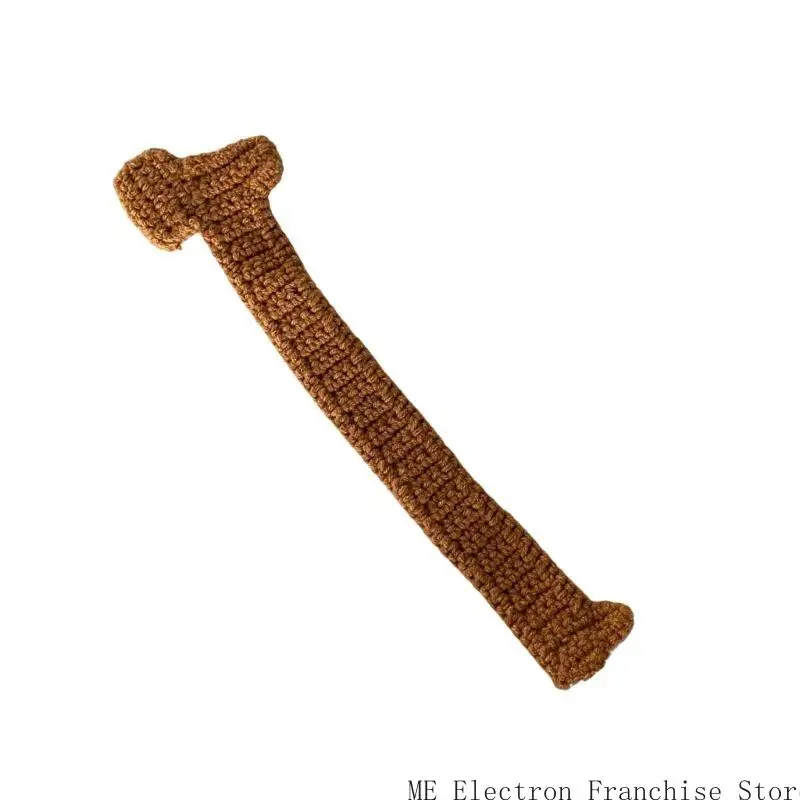 T5EA Crochet Dachshund Longmarks Handmade Trekbrids Book Book Pistider for Kid Student Book Lover Accessors