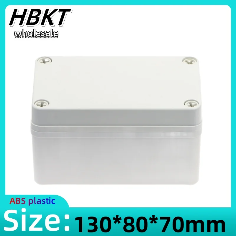 

1pcs 130x80x70mm High Quality ABS Plastic Junction Box Electronics IP66