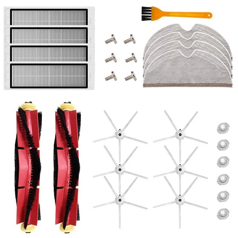 Pièces de rechange pour aspirateur robot Xiaomi Roborock, brosse latérale principale, filtre Hepa, vadrouille, gril, S4, S5 Dock, T4, T6, S5max, S6MAX