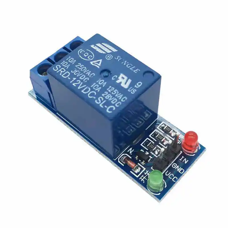 1 Channel Relay Module 12V 5V High Level Trigger SRD 05VDC SL C Relay Expansion Board 10 Pieces