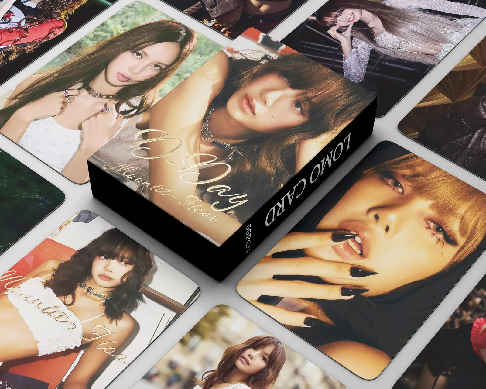 55 قطعة في المخزون BP LISA MOONLIGHT ALTEREGO مجموعة مروحة المشاهير بطاقة بريدية بطاقة صور بطاقة LOMO