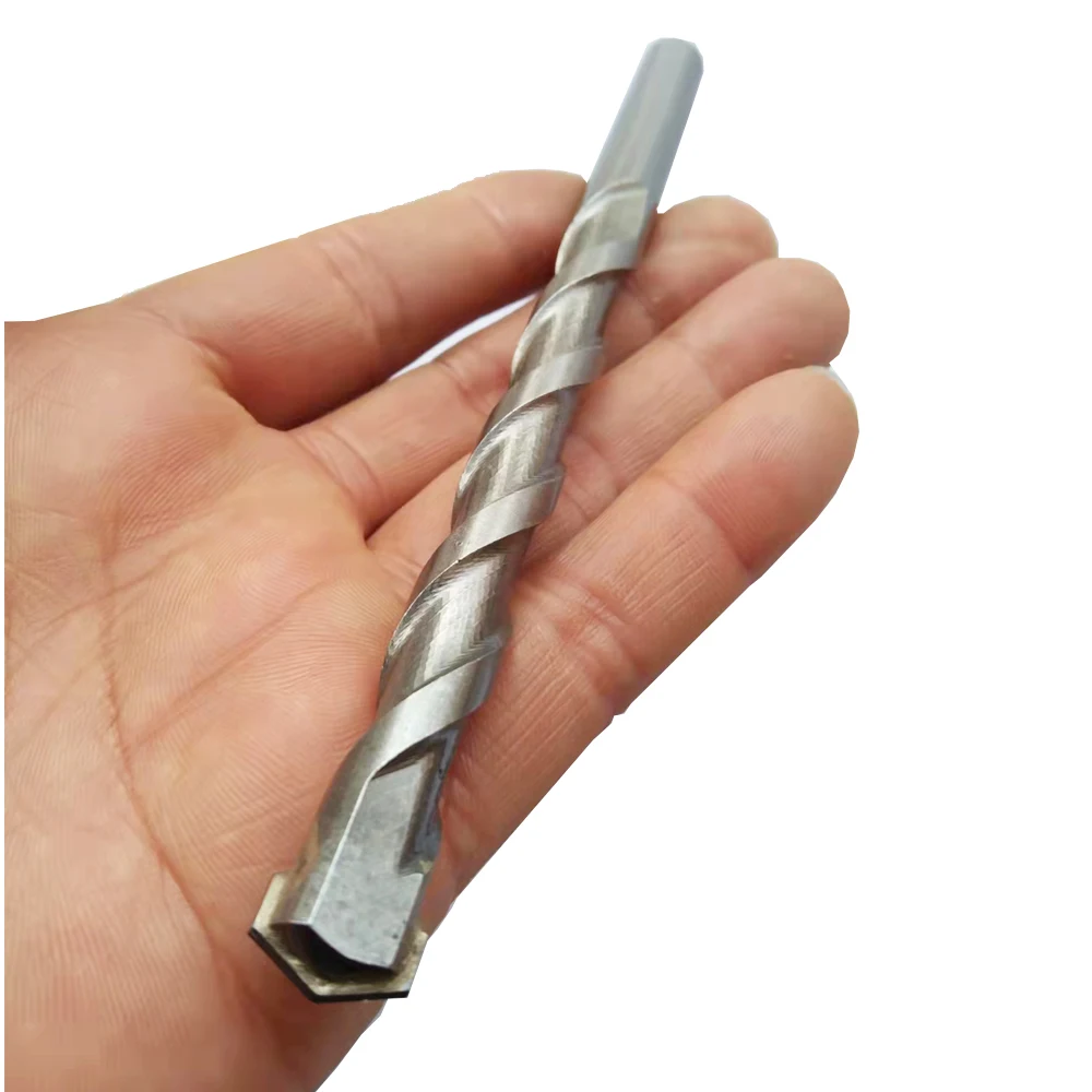 1 pz martello elettrico punte da trapano con gambo tondo 3-14mm lega di acciaio al tungsteno per muratura pietra di roccia in calcestruzzo