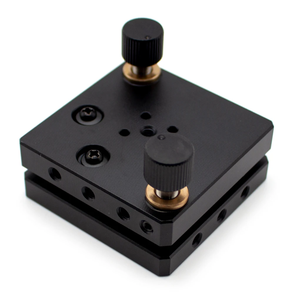 B-TP204 Small Tilt Adjustment Platform – Dual-Axis Pitch & Tilt Angle Stage for Lab Use