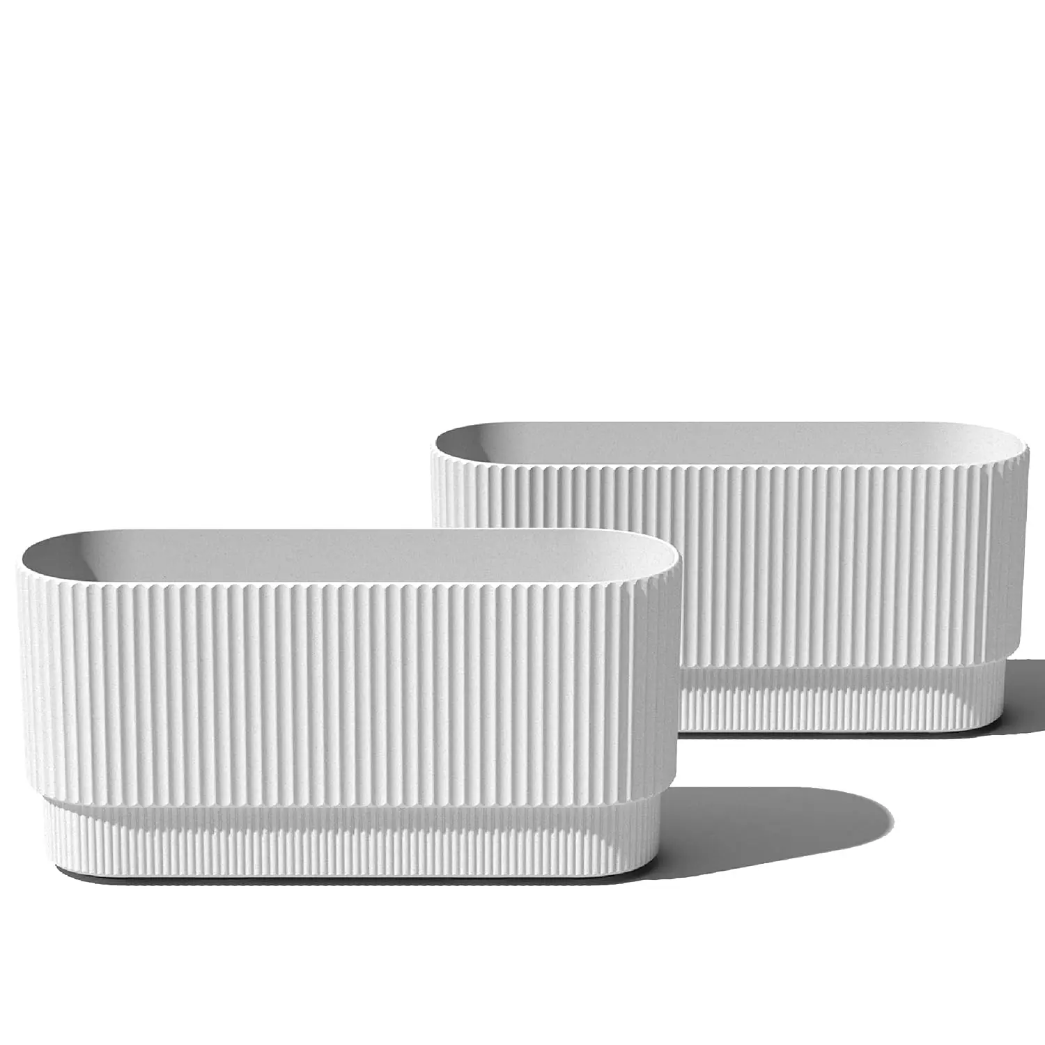 Demi Series Long Planter - Wide Outdoor Planter, Customized