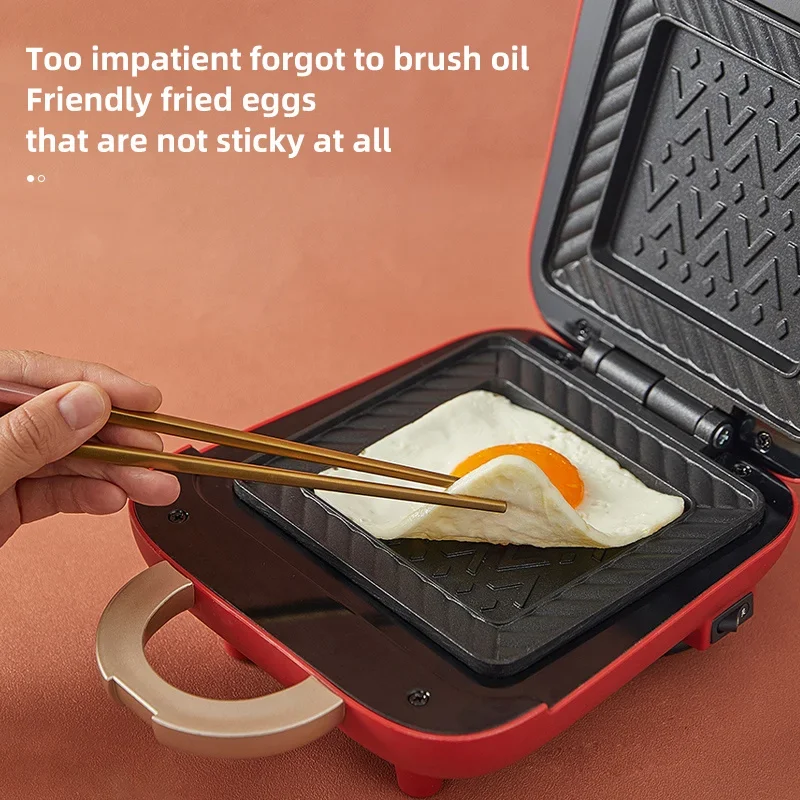 Breakfast Machine Sand Machine  Breakfast Electromechanical Baking Pan Double-sided Pressure Toaster