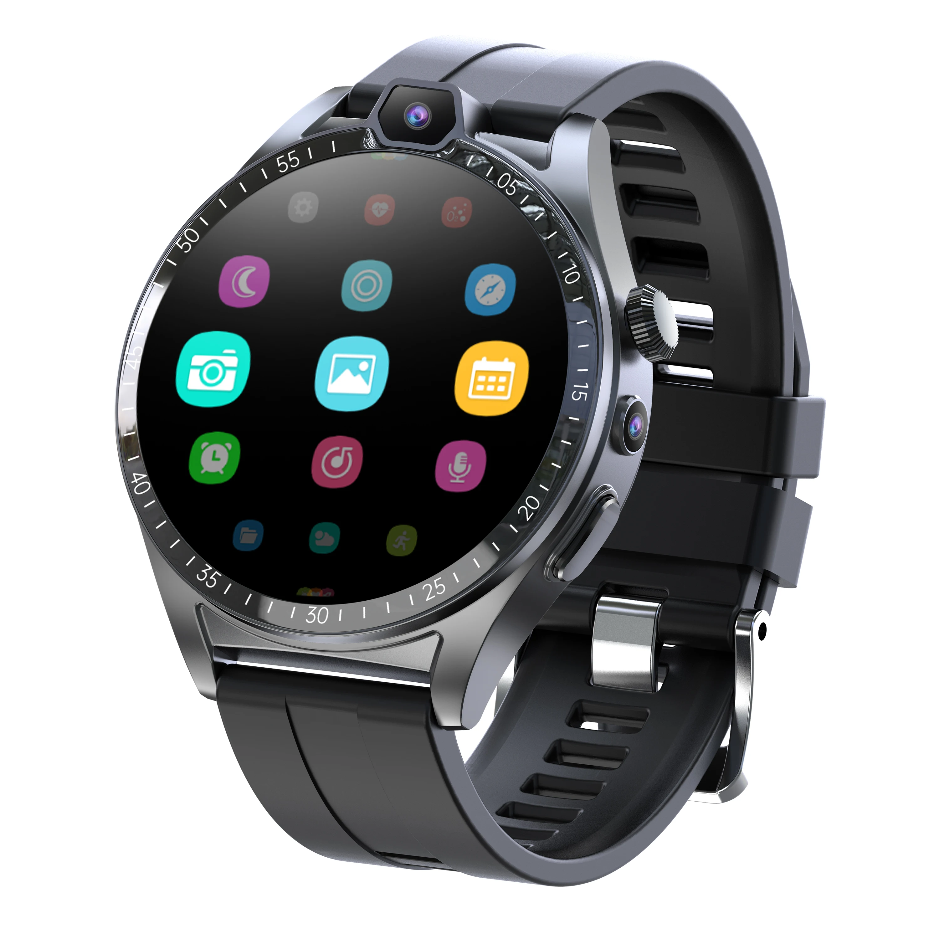 for L01 Android 4G Smart Watch 1.43 Inch 800mAh Dural Camera Large Battery Life Video Call WiFi GPS Positioning sport Smartwatch