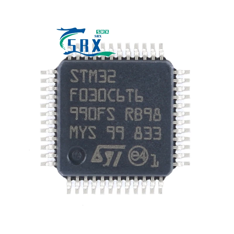 Original genuine STM32F030C6T6 LQFP-48 ARM Cortex-M0 32-bit Microcontroller-MCU