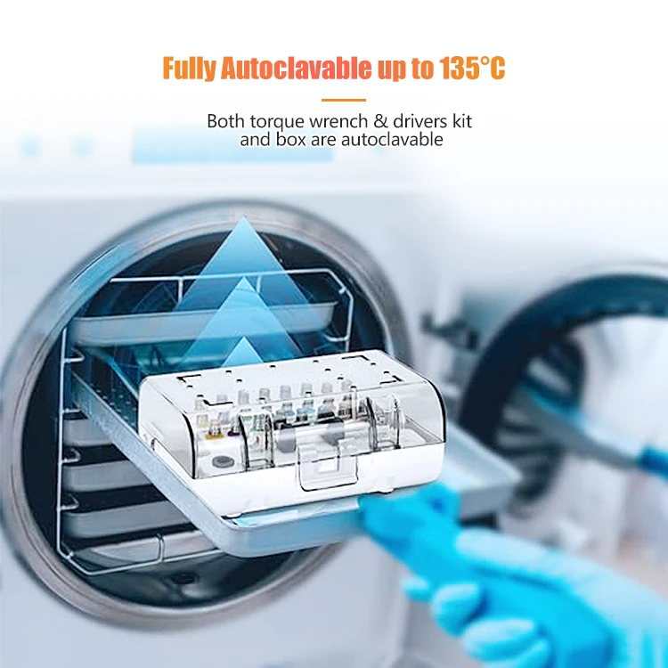 Dental Implant High Quality Screwdriver Tools Torque Wrench Ratchet 20/25mm with Torque Wrench Prosthetic Kit Implant Tool