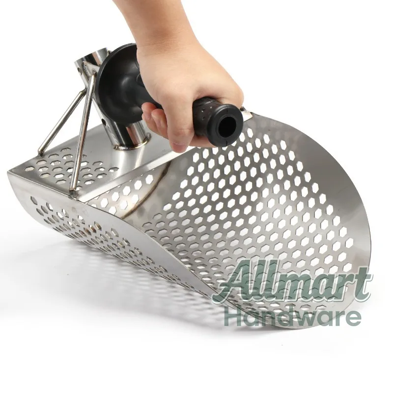 Gold Panning Shovel Hourglass Special Tool Metal Detector Match Engineer Shovel Beach Treasure Hunting Sand Filter Tool