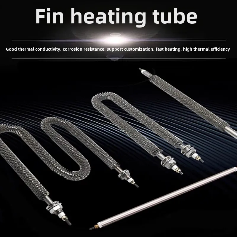 

U-Shaped W-Shaped Stainless Steel Dry-Burning Heating Tube Fin Electric Heating Tube High-Power Oven Oven Heating Tube 380V
