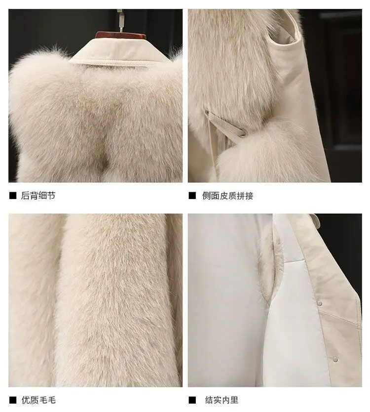 2024 Autumn and Winter Fur Vest Women\'s Coat New Item Fur Coat Short Lady Outerwear