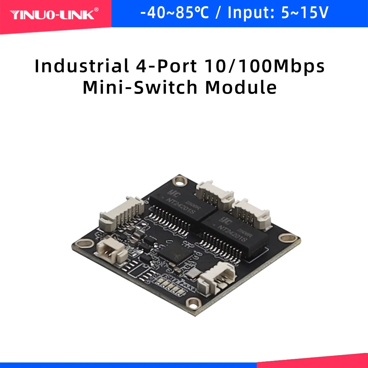 yinuo-link-yn-s10402-4-port-fast-ethernet-mini-industrial-switch-module-38×38mm-embedded-board-for-smart-inspection-robot