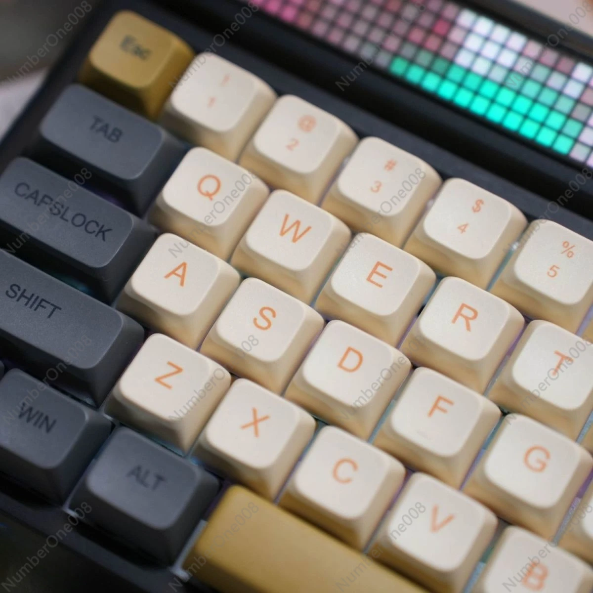 美的キーキャップ シャインスルーテーマ かわいい メカニカルキーボード用 女の子向け カスタムPBTキーキャップセット