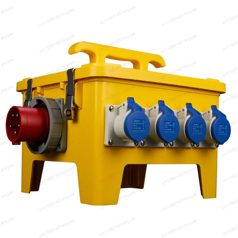 

Multi-Outlet Power Center - 24 Portable Outlets | Heavy Duty Yellow Case with Handle, Surge Protection & Individual Switches