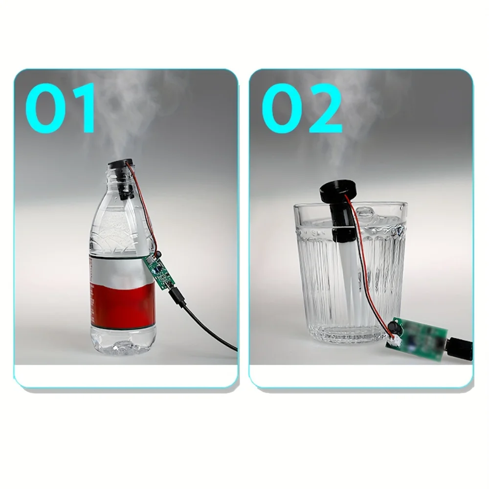 1 Satz Mini-Ultraschallzerstäubermodul, 4-in-1-Komplettset, geeignet für Heimwerkerprojekte oder Reparaturen und Verbesserungen.