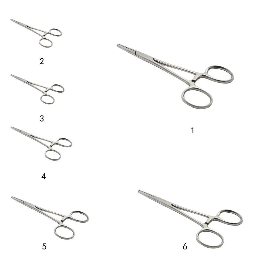 High Precision Hemostatic Forceps Stainless Steel Straight Head Instrument for Medical Clinic