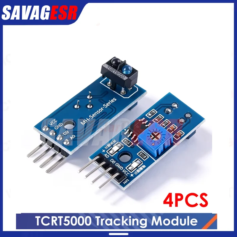 1-20PCS TCRT5000 Infrared Reflective Sensor IR Photoelectric Switch Barrier Line Track Module For Diode Triode Board 3.3v