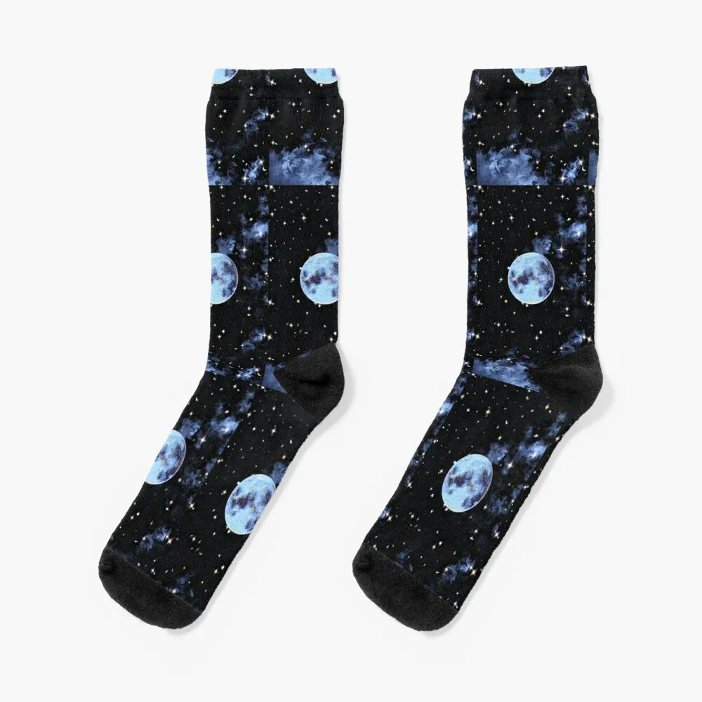 

Blue moon 2021, blue moon Socks Heating sock valentine gift ideas hiphop Man Socks Women's