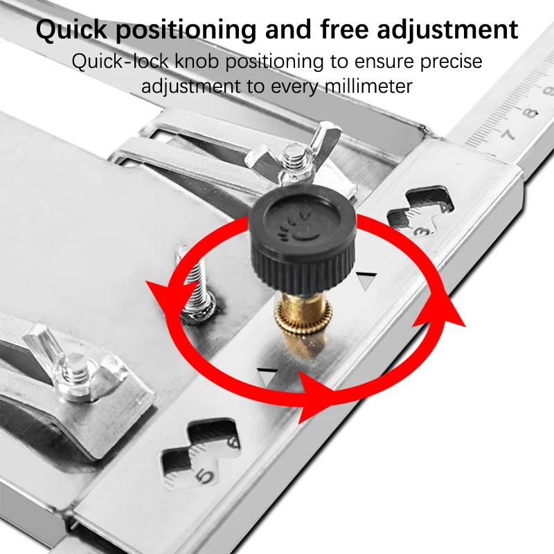 Sega circolare della sega da tavolo di sicurezza della tagliatrice del posizionatore della guida del bordo della tagliatrice