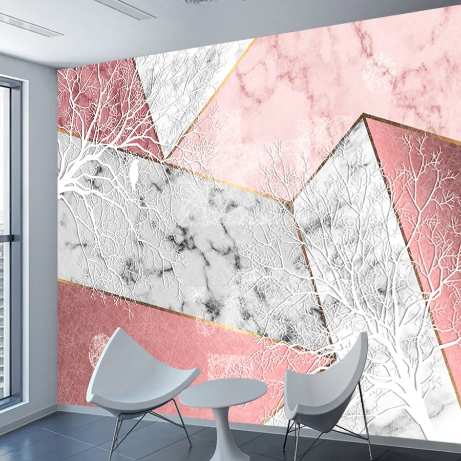 

Самоклеящиеся обои на заказ для гостиной, кровати, контактные обои, домашний декор, цветок, мрамор, ремонт, диван, настенное покрытие