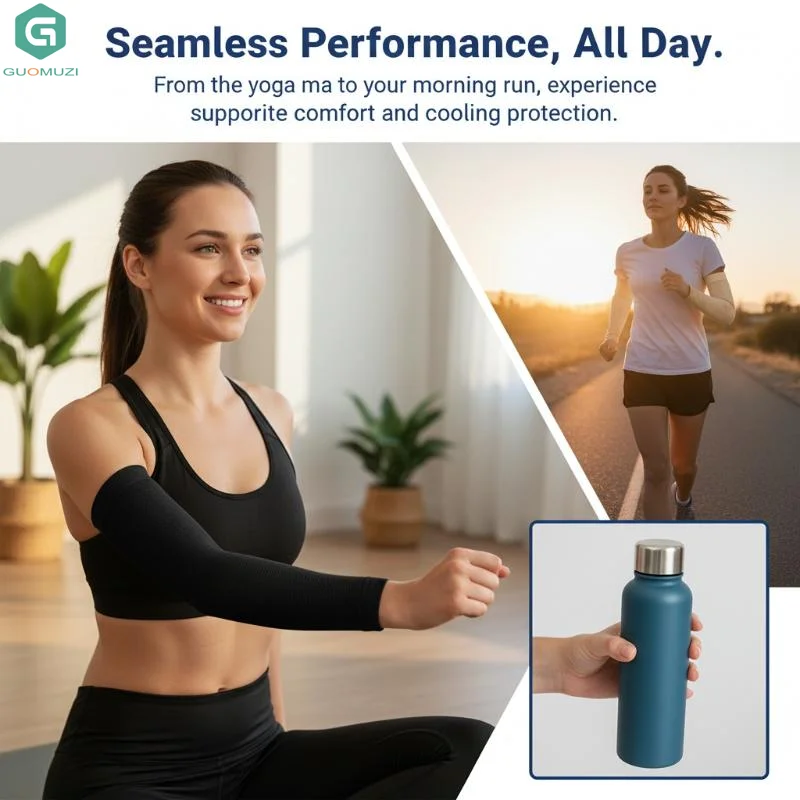 

Compression Wrap Arm Slimming Shaper 1 Pair Sleeve Lose Arm Fat Gentle Stretch for Jogging or Pilates