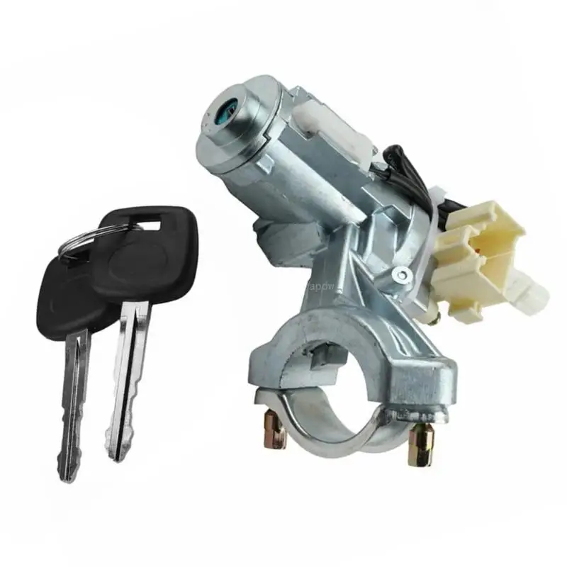 Industrial Grade Ignition Lock Cylinder Starter Switches Easy to Install Ignition Switches with Keys Replaces 4525038010