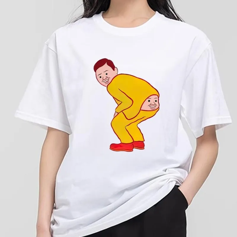 Art Joan Cornella T Shirt Men Couple Combination Clothes Short Sleeve Collar Fashion T-shirt Women Cotton