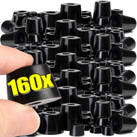 Wholesale Table Chair Foot Pads Height-enhancing Shock-absorbing Instrument Cone Rubber Foot Pads for Chair Table Sofa Couch Leg
