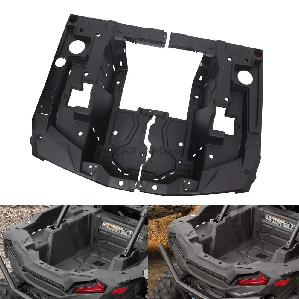 UTV Rear Storage Box Base Plate Cargo Bed Floor For Polaris RZR XP 4 1000 Sport Premium XP Turbo S EPS 2018-2023 Black 1 Pair