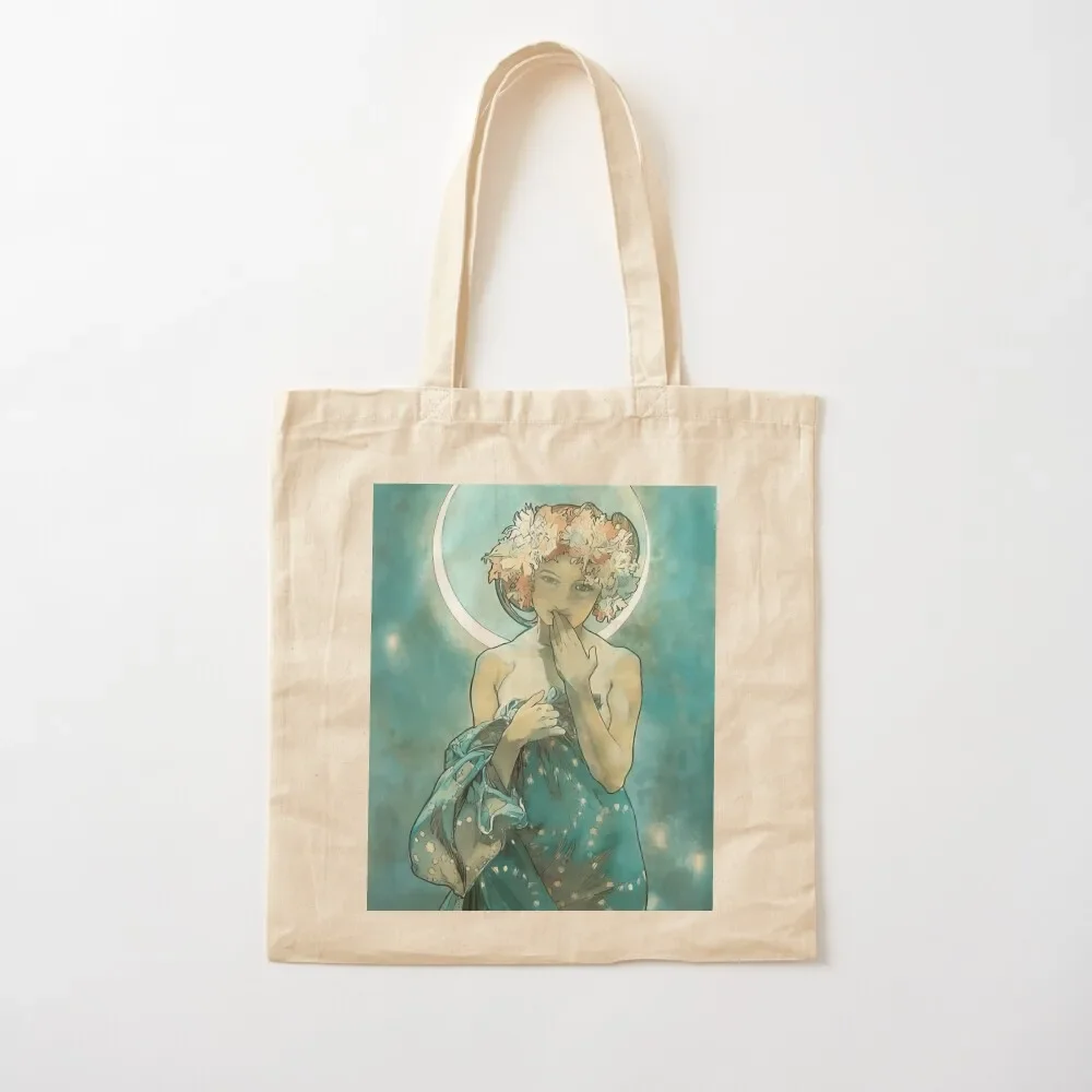 

Alphonse Mucha Tote Bag Shopper bag custom canvas bag bags woman 2025 female