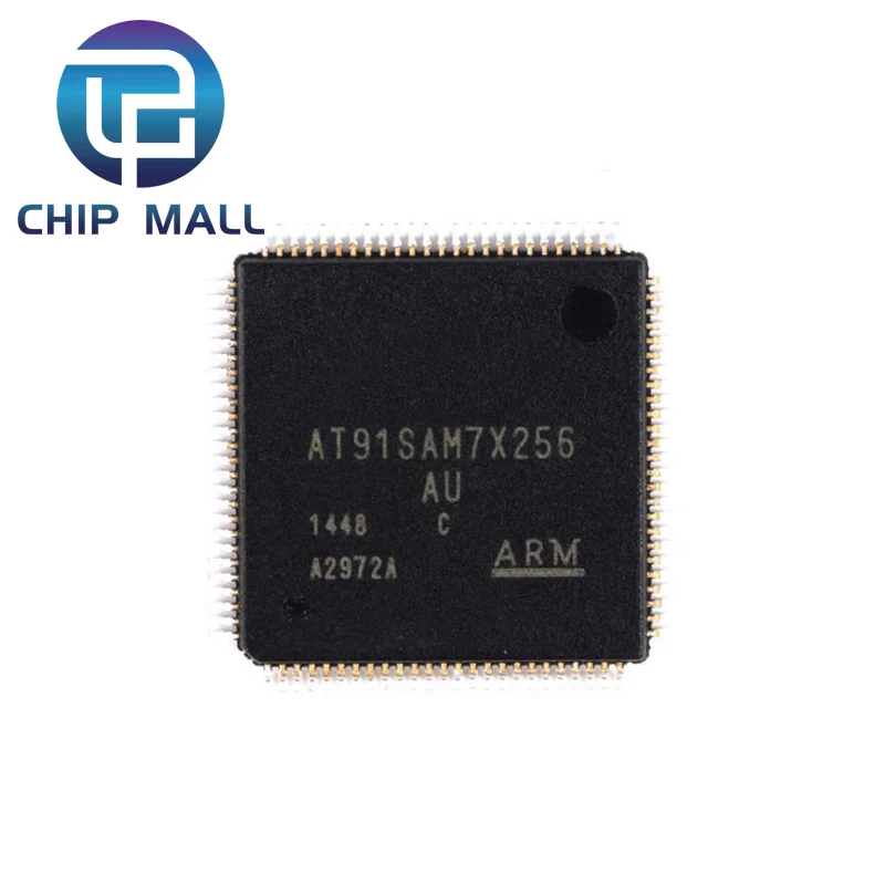 

AT91SAM7X256C-AU 32-Bit Microcontroller ARM7 LQFP-100 New Original Stock