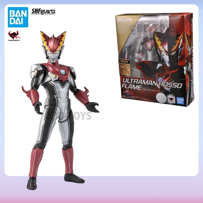 

In Stock Bandai S.H.Figuarts SHF Ultraman Series Rosso Flame Movable Anime Action Figure Collectible Original Box Finished