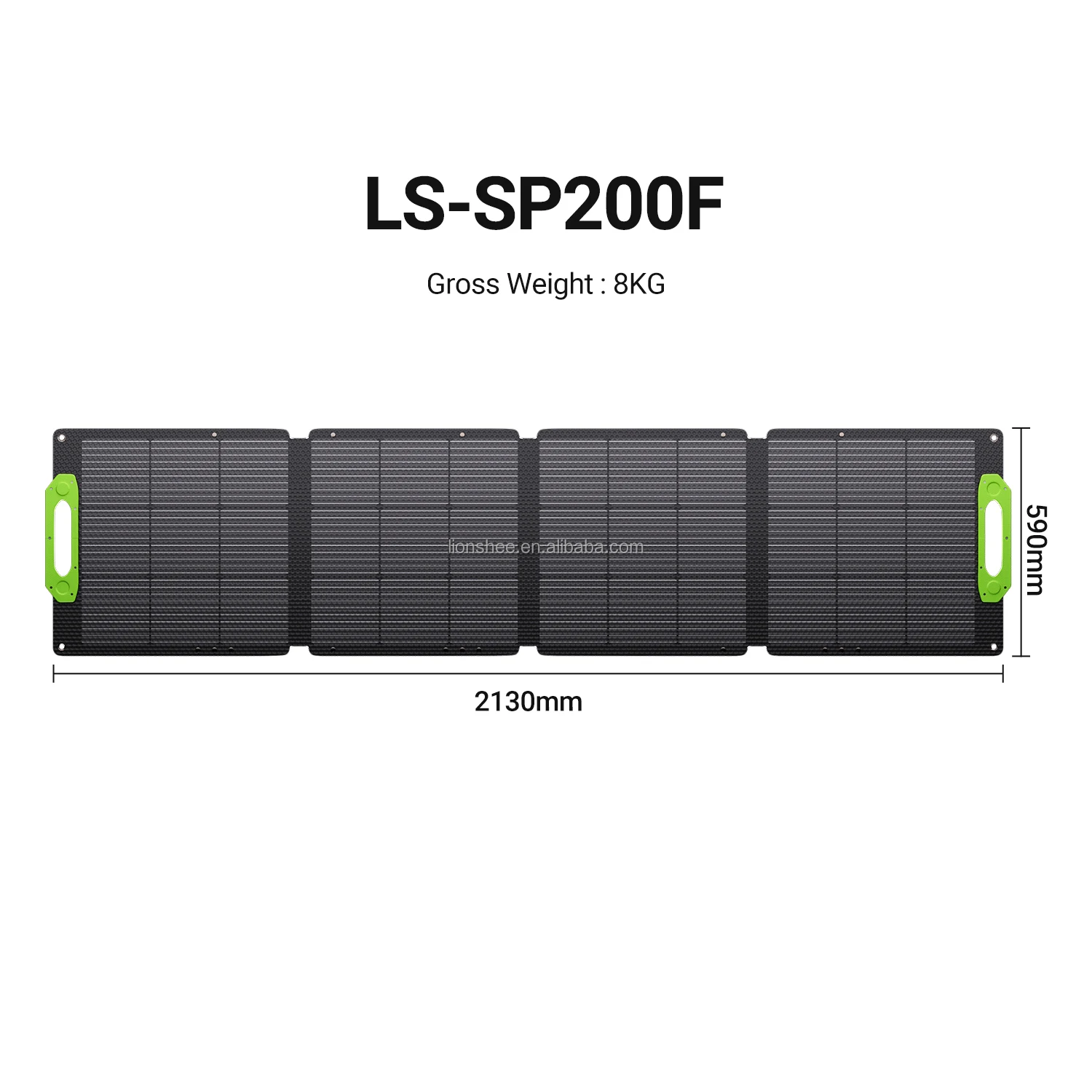 200W Portable Solar Panel for Power Station & DC Devices 200 Watt 23% High Efficiency Foldable Solar Charger Panel