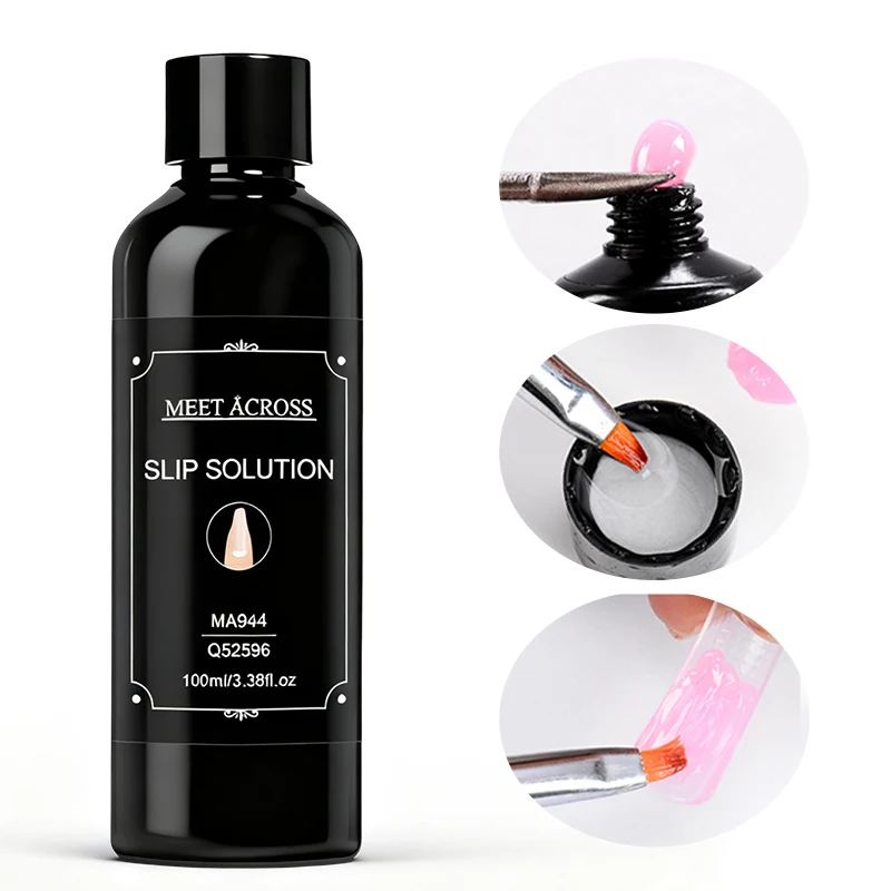 100ml Nail Liquid Slip Solution for Nails Flawless Acrylic Nail Extensions UV Gel Nail Polish Nail Art For Manicure Design Tools